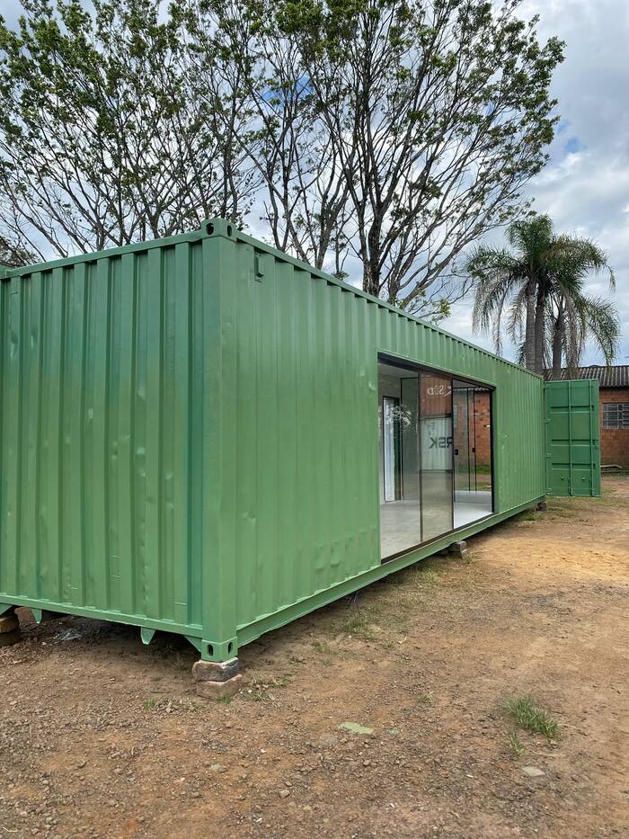 Mini Casa em Container Compacta - Modular Construção | Container Marítimo Gravataí RS